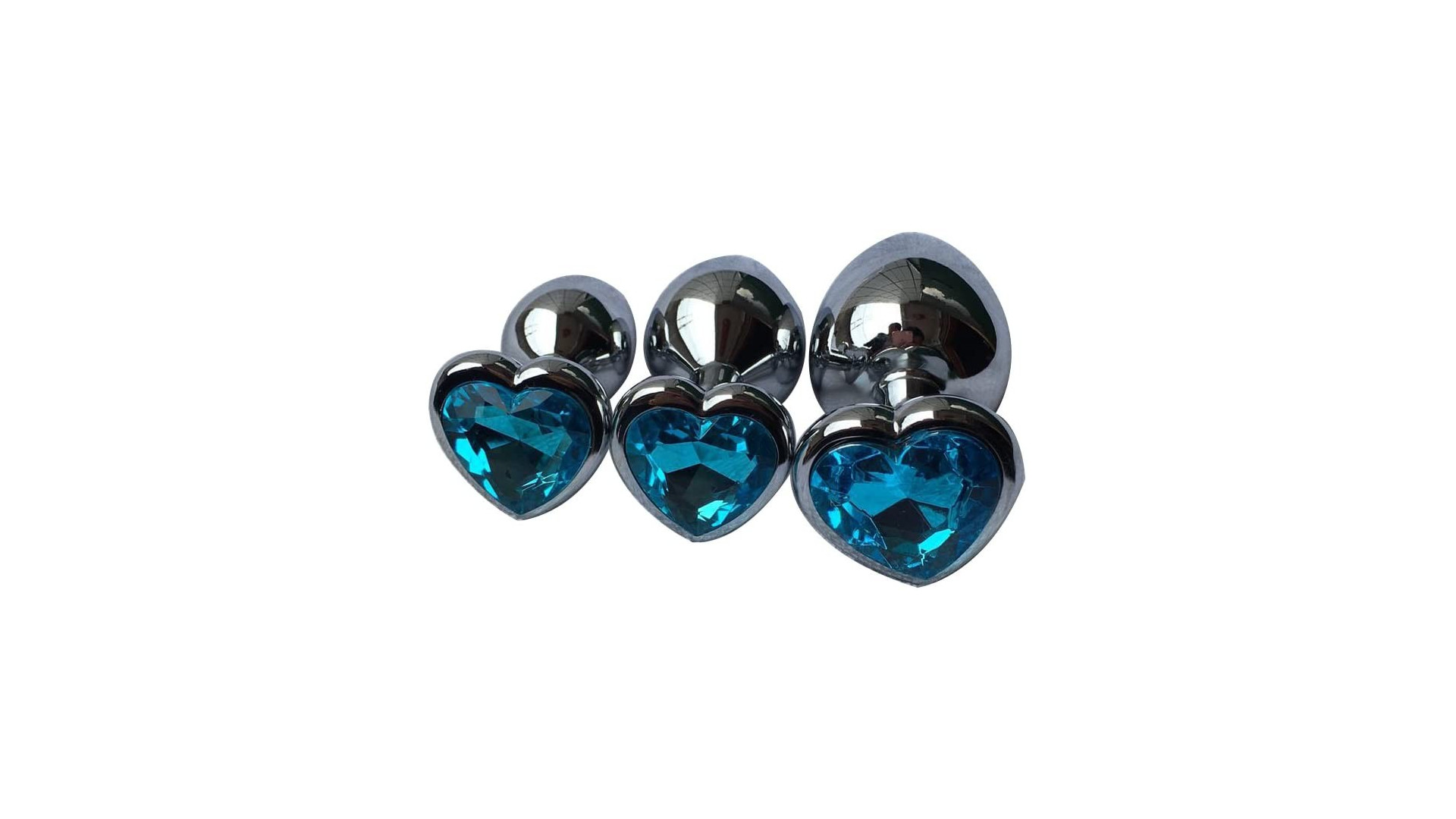 Plug Anal Anthracite Bijou Cœur Turquoise Achetez Plug Anal Bijou