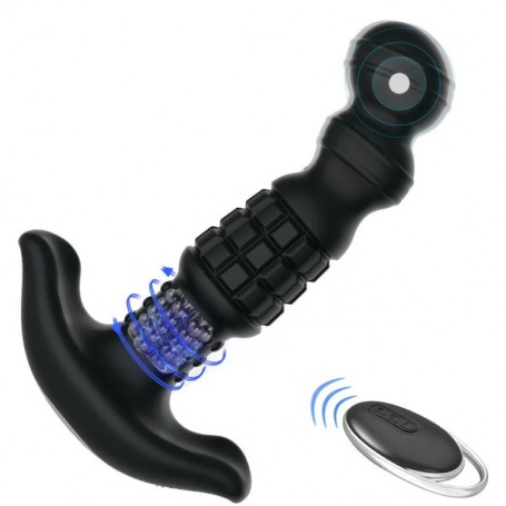 Stimulateur Plug Prostate Vibrant Rotation Anal Box Coquine