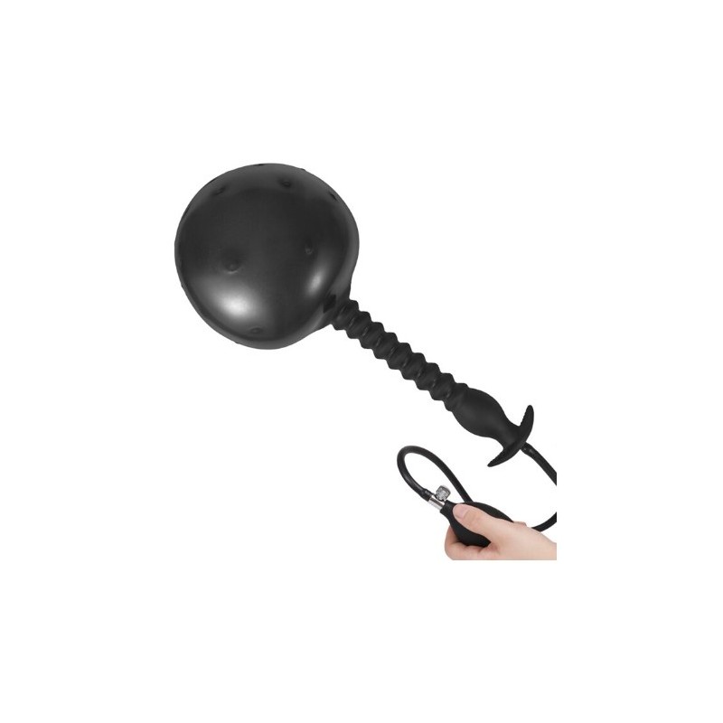 Plug Anal Gonflable Extensible Noir Large Choix Plug XXL BoxCoquine