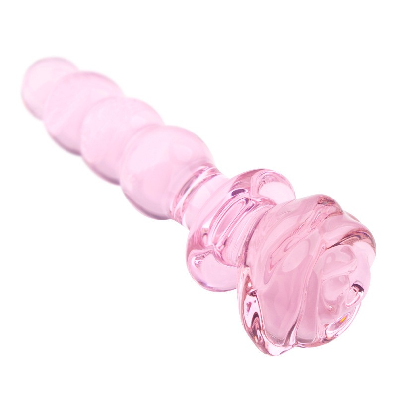 Plug Anal Fleur Verre Boules Dildo Anal Sexy Boxcoquine Fr