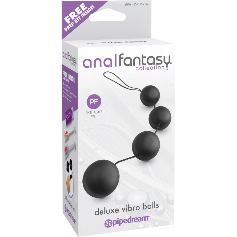 Boules Anales Deluxe Vibro Balls Anal Fantasy Chapelet Anal