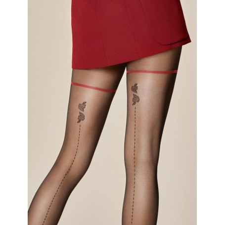 Collants Noirs Sorpresa Fiore