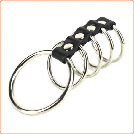 Cockring Metal Cinq Anneaux