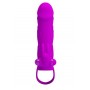 Gaine à Pénis Vibrante 5,5'' Violette Pretty Love en silicone doux