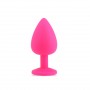 Plug Anal Silicone Rose Bijou Rouge