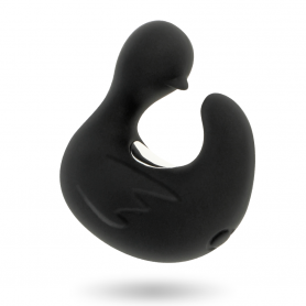 Stimulateur Clitoridien Doigt Vibrant Ducky Noir Happy Loky