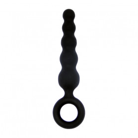 Chapelet Anal Beads Noir Silicone