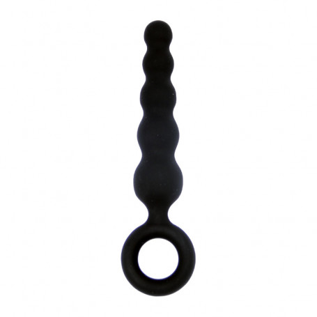 Chapelet Anal Beads Noir Silicone
