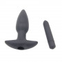 Plug Anal Silicone Noir Vibrant