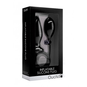 Butt Plug Anal Gonflable Silicone Noire Ouch