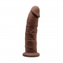 Gode XXL Ventouse Réaliste Thermoréactif 19x4,6cm 7,5" Model 2 SilexD