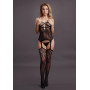 Bodystocking Ouvert Devant Fleur Sexy Le Désir