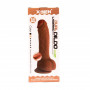 Dildo Réaliste Ventouse Marron X-Men