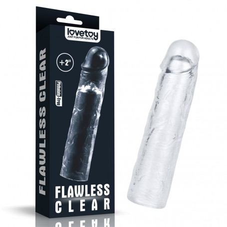 Gaine Pénis Transparente Flawless Clear 2" Lovetoy