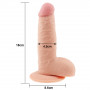 Gode Réaliste Flexible 18x4.5 cm Lovetoy