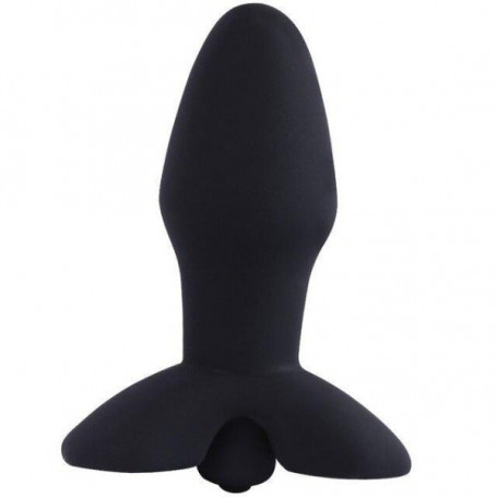 Plug Anal Noir Vibrant Silicone