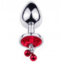 Plug Anal Clochette Diamant Rouge