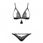 Ensemble Sexy Ouvert Noir Romanesa Obsessive