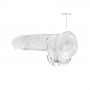 Gode Réaliste Transparent 20cm RealRock