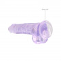 Gode Réaliste Transparent 20cm RealRock