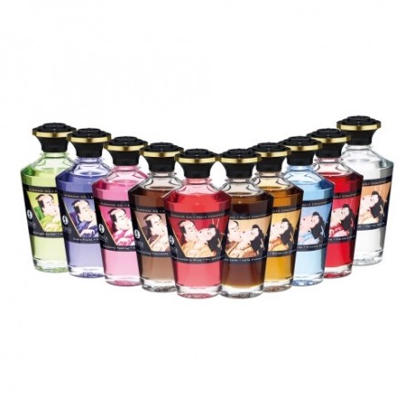huiles parfumées shunga avec parfum aphrodisiaque