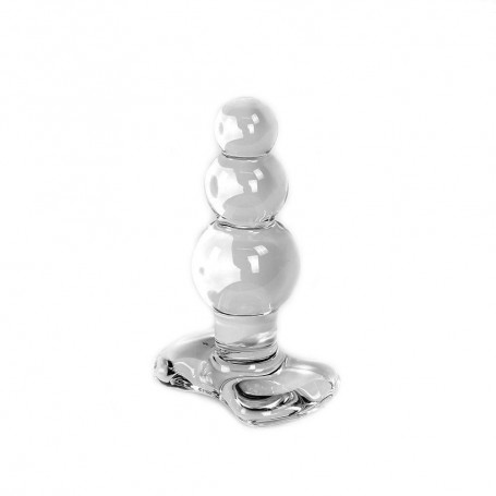 Plug Anal Perles Verre Triple Boules