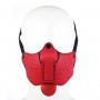 Masque de Chien Rouge Bdsm
