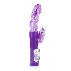 Vibromasseur Rabbit USB Violet Glamy