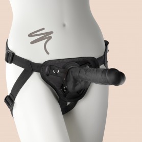 Gode Ceinture pour Femme Dildo Noir