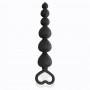 Chapelet Anal Noir 6 Boules 15x2,5cm