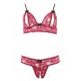 Ensemble Lingerie Rouge Ouverte Cottelli