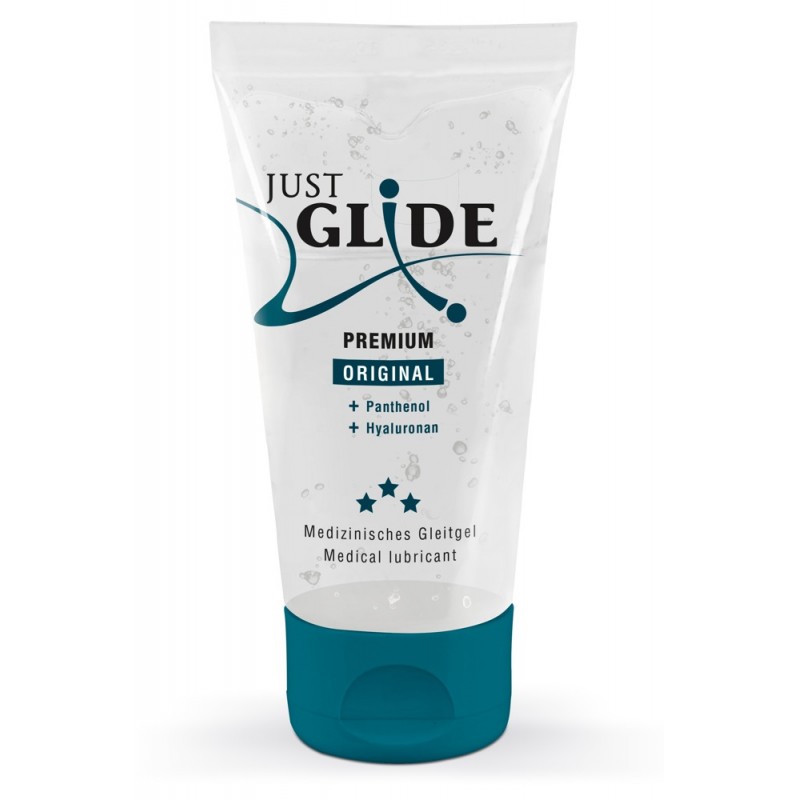 Lubrifiant Anal Just Glide - 1 Litre - À Base D'eau - Sans Parfum - Pour Un Confort Optimal
