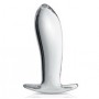 Plug Anal Verre Arrêt Ancre Glossy