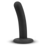 Gode Ventouse Lisse Silicone Black