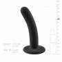 Gode Ventouse Lisse Silicone Black