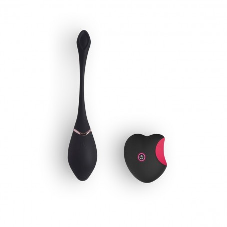 Sextoy Œuf Vibrant avec Télécommande Noir