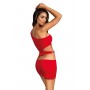 Robe Ouverte Rouge Sexy Axami