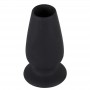 Plug Anal Tunnel Silicone Noir