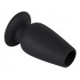 Plug Anal Tunnel Silicone Noir