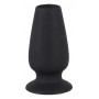 Plug Anal Tunnel Silicone Noir