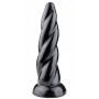 Plug Anal Ventouse Licorne Noir 19x6cm