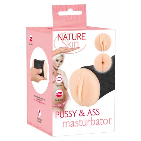 Masturbateur Vagin et Anus Nature Skin