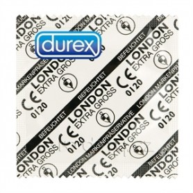 Pack 12 préservatifs Durex London Extra Large