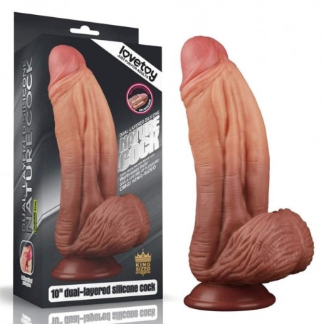 gode-xl-silicone-marron-lovetoy