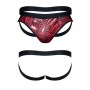 Jockstrap Tulle Rouge Zébré