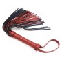 Fouet BDSM Effet Cuir Rouge 40cm