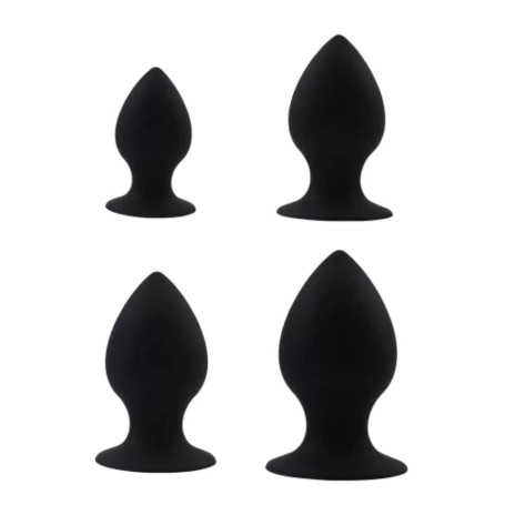 Coffret 4 Plug Anal Silicone Chisa