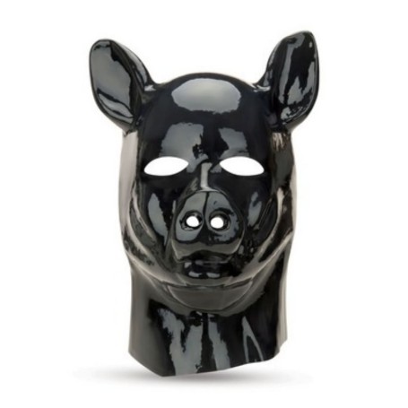 Cagoule Latex Pig Hood