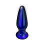 Plug Anal Verre Vibrant Bleu Toyjoy