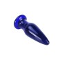 Plug Anal Verre Vibrant Bleu Toyjoy